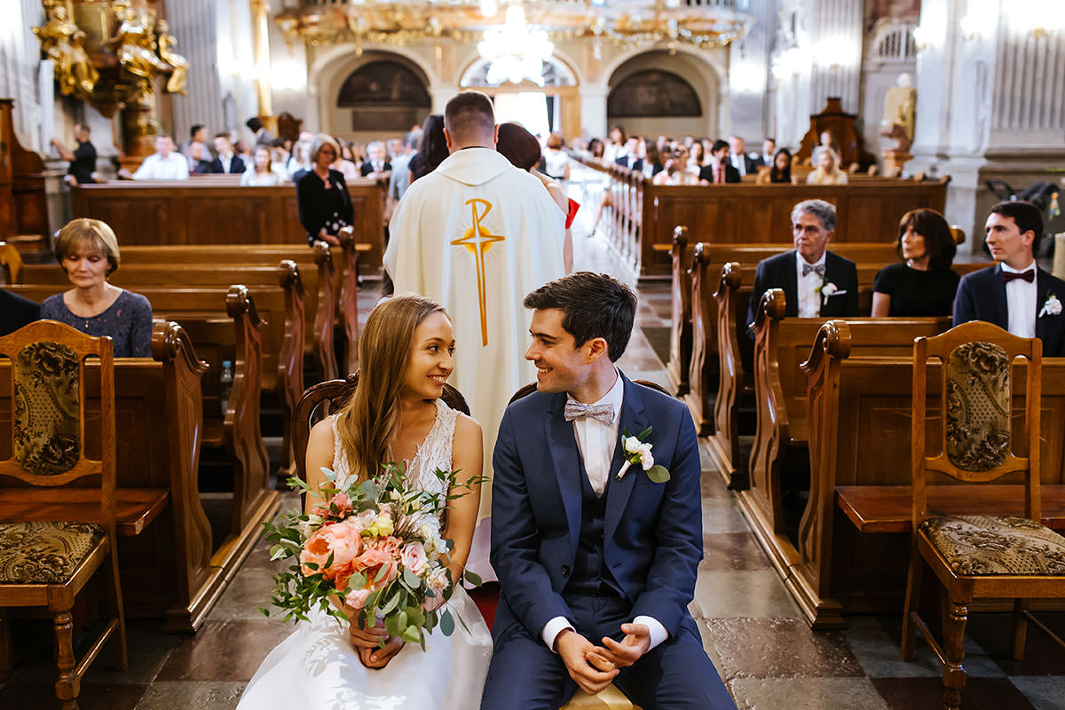 Ślub w kościele św. Anny na Starówce w Warszawie