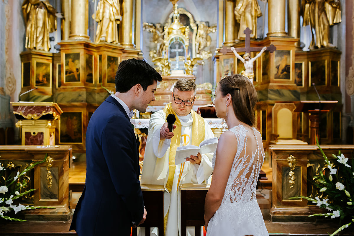 ślub w kościele św. Anny w Warszawie