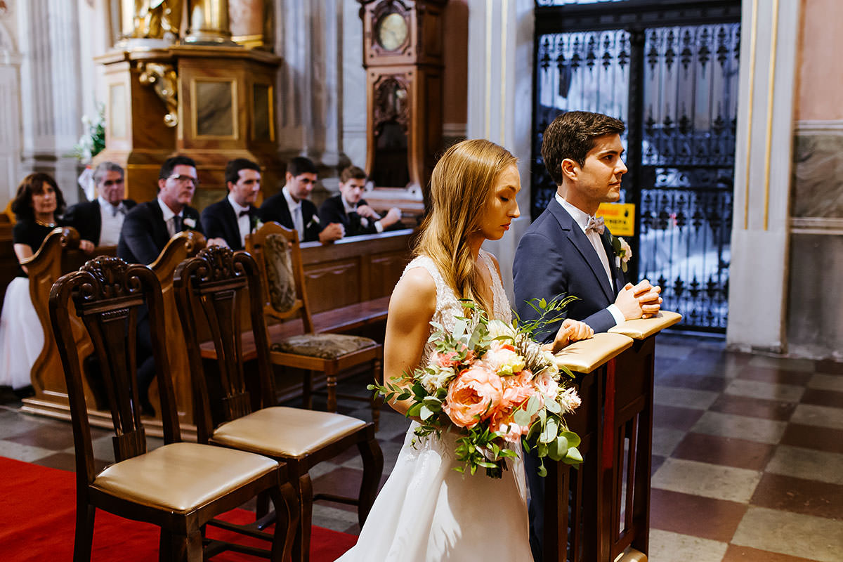 Ślub w kościele św. Anny na Starówce w Warszawie