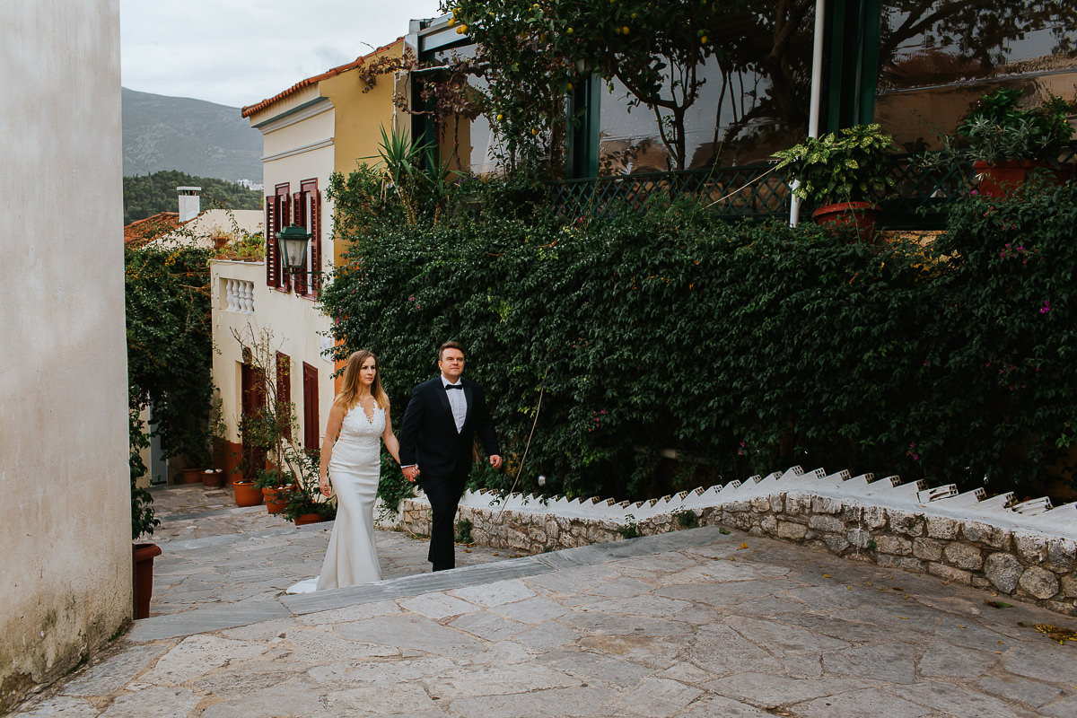 Sesja ślubna w Grecji w Atenach