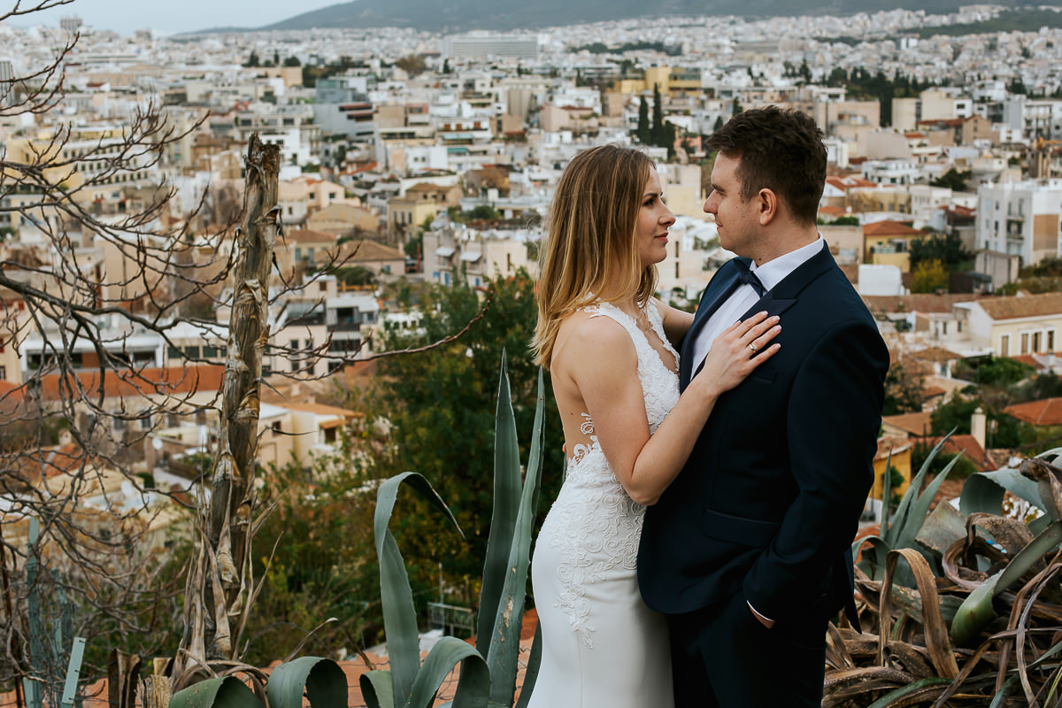 zagraniczna sesja poślubna w Atenach w Grecji